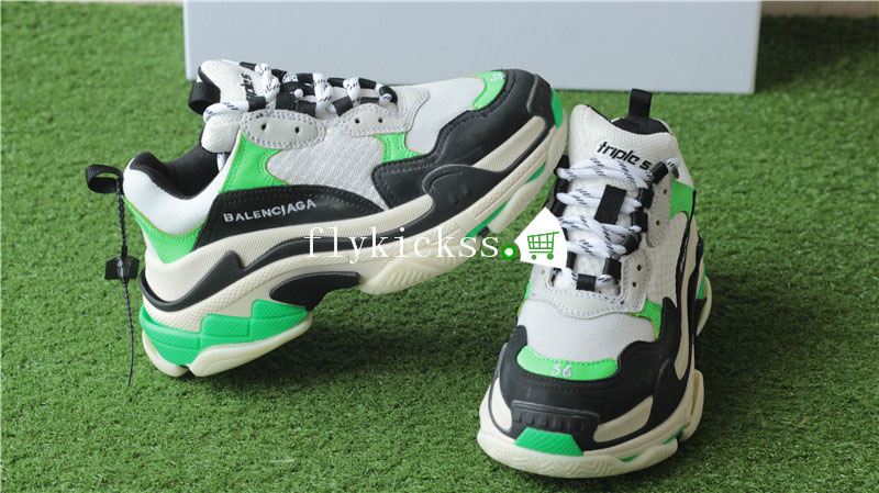Balenciaga Triple S Mr Porter Neon Green 2018